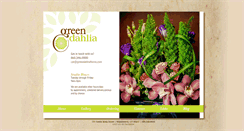 Desktop Screenshot of greendahliaflorist.com
